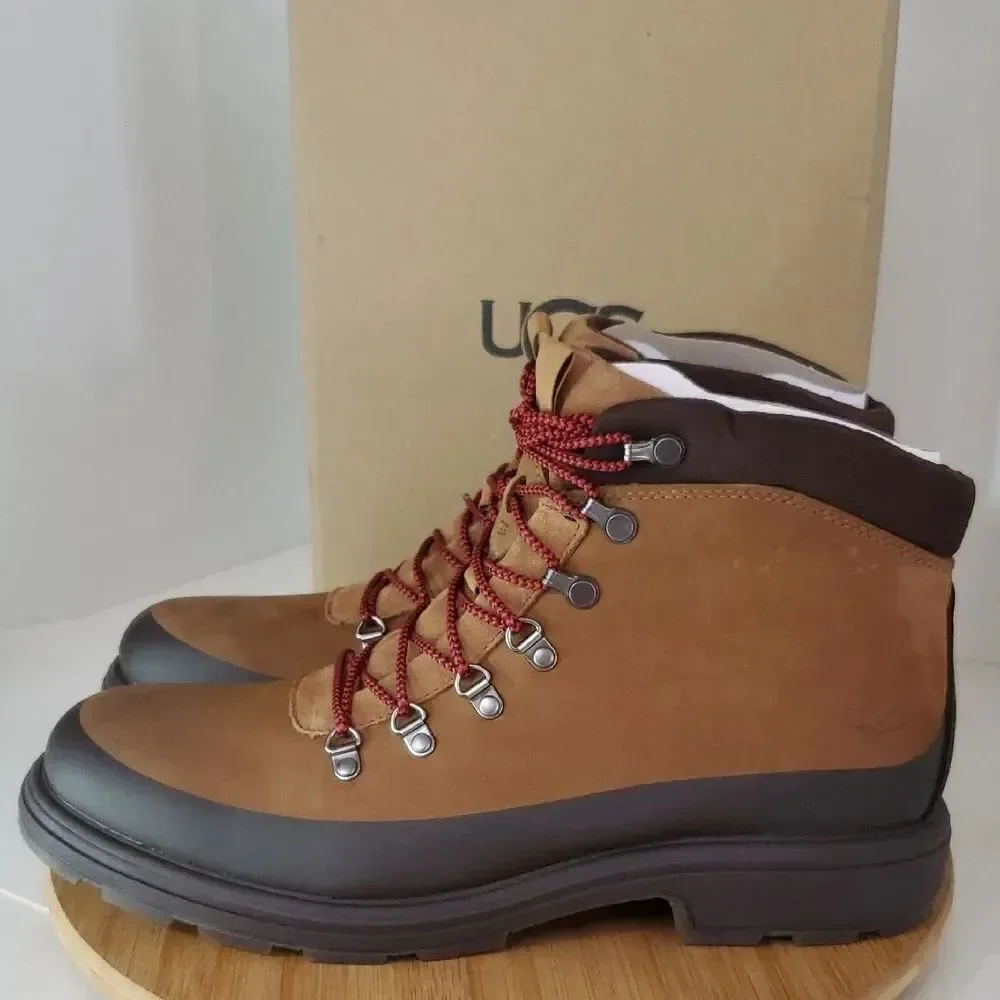 UGG Biltmore Hiker Men's Boot Oak Size 12 Waterproof Leather NIB